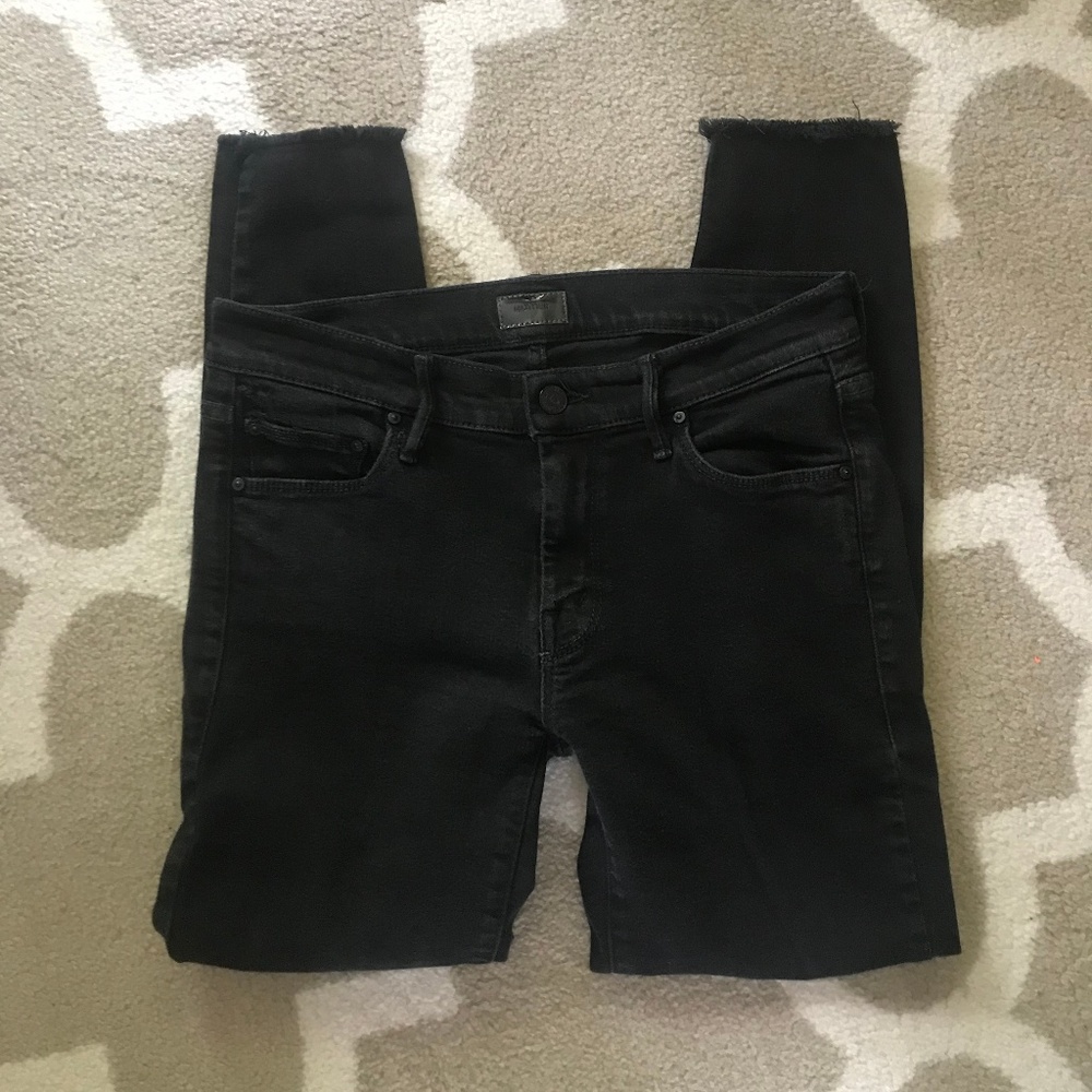 Mother "The Looker" Fray Ankle Jean - Size 29